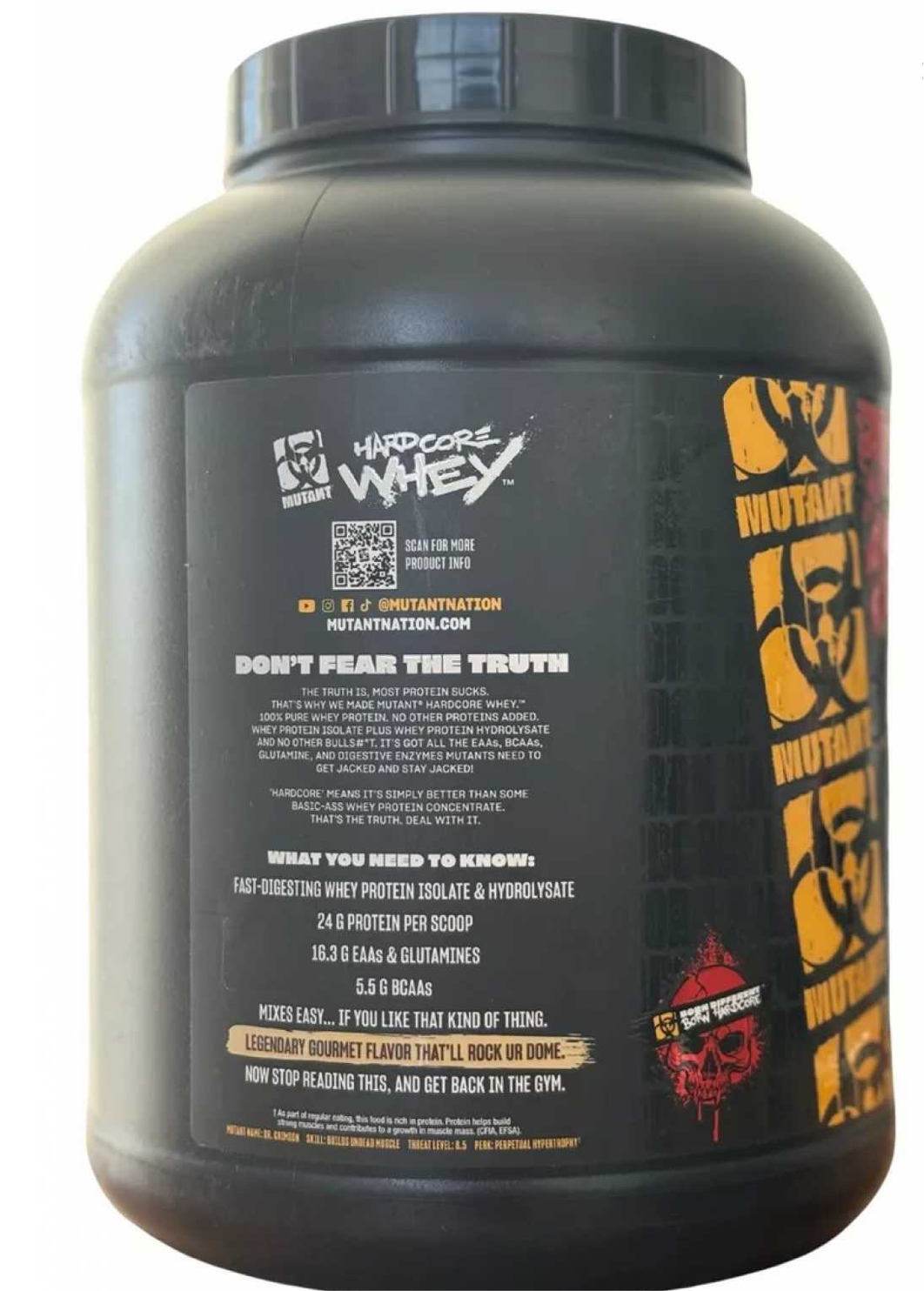Mutant Hardcore Whey -2.2kg