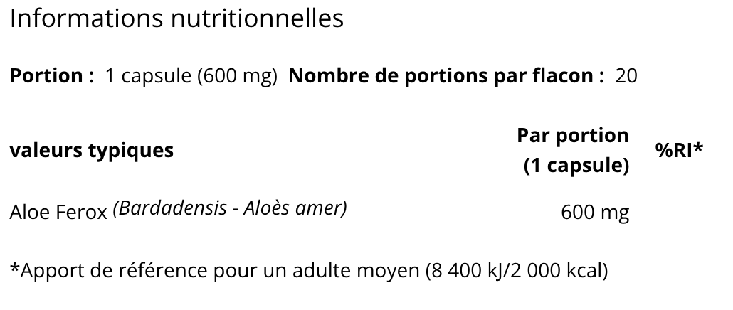 Kiki Health Aloe Pure 600mg- 20vcaps