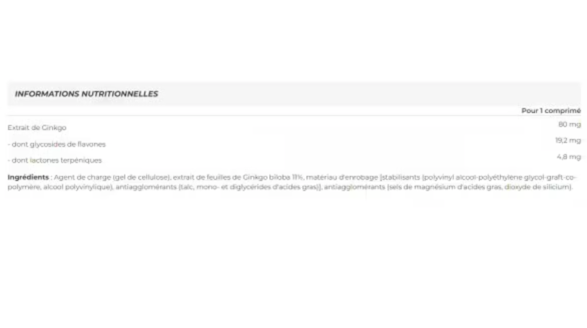 SCITEC NUTRITION GINKGO BILOBA 100CAPS