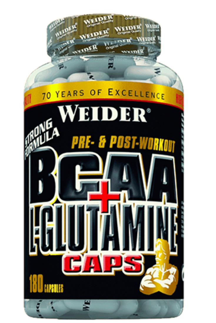 WEIDER BCAA + L-GLUTAMINE -180Gélules