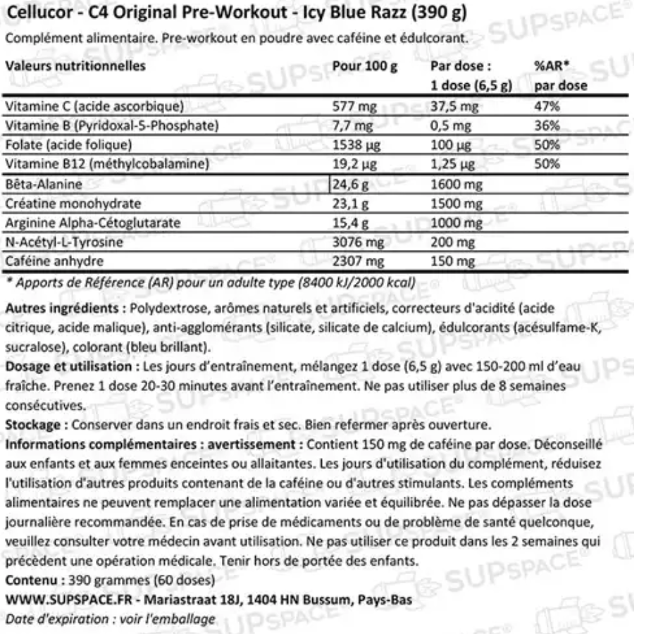 CELLUCOR C4 ORIGINAL -198G ICY