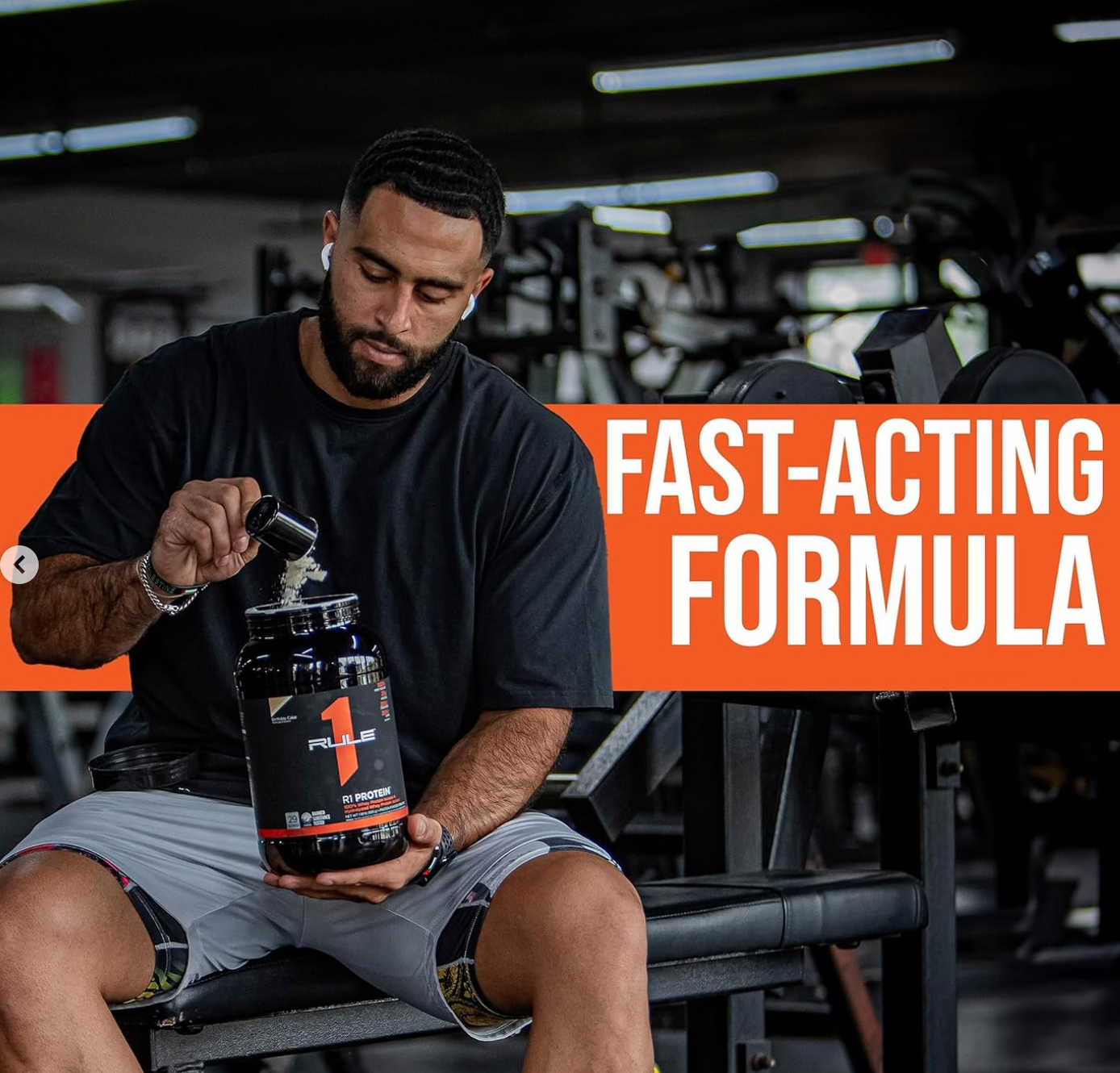Rule one R1 protein Whey isolate & hydrolyzed (Zéro sucre,Zéro lactose,Zéro gluten)-900g