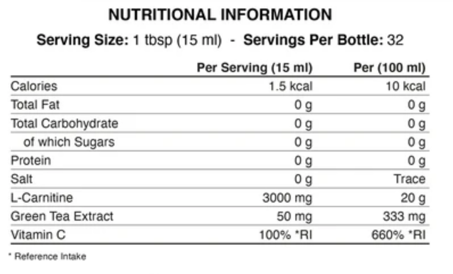 Applied Nutrition L-carnitine Liquid 3000 -480ml