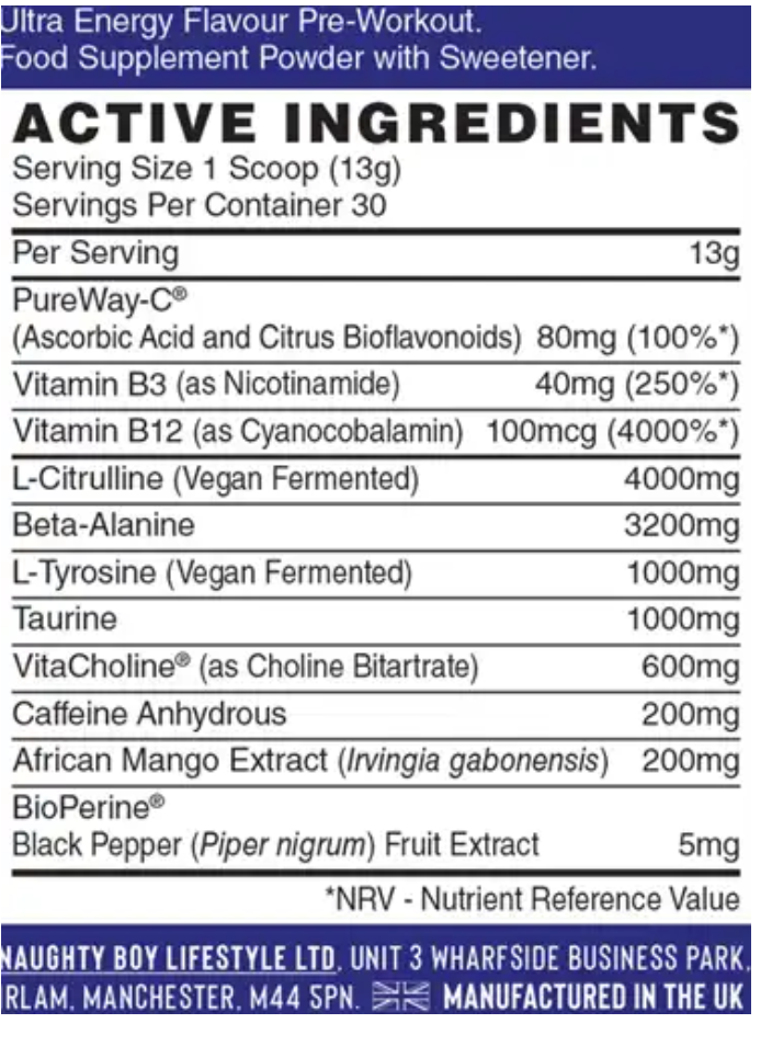 Naughty Boy Energy -390G