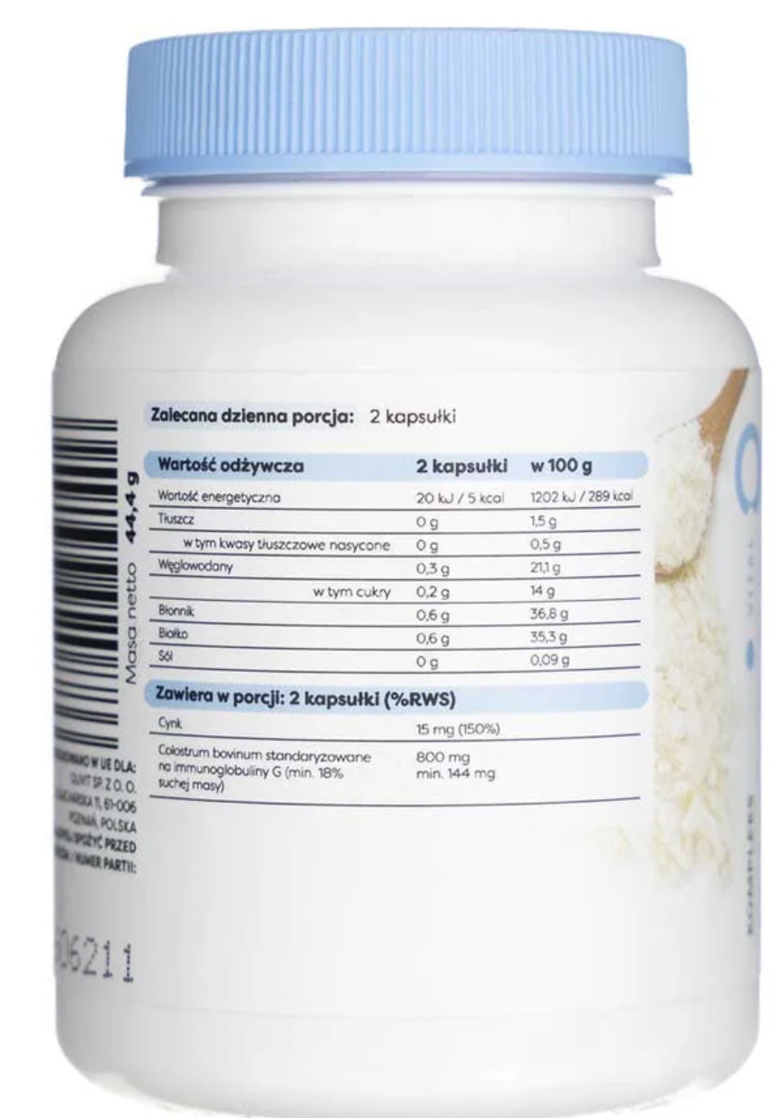 Osavi Colostrum immuno 800 mg – 60 gélules