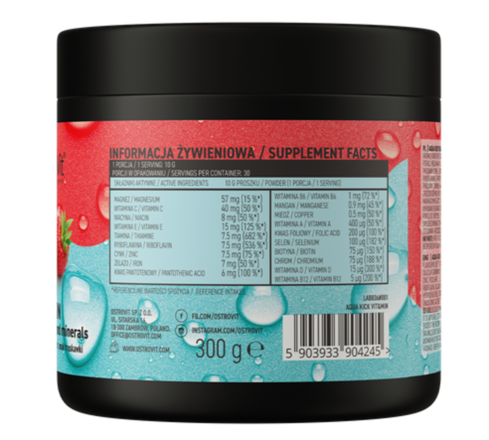 Ostrovit Aqua Kick VIT&MIN 300 g