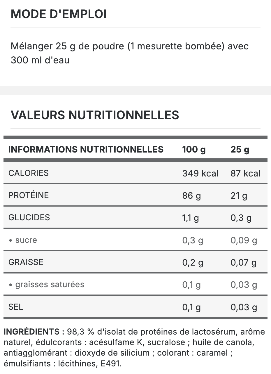 WEIDER Clear Isolate -500G
