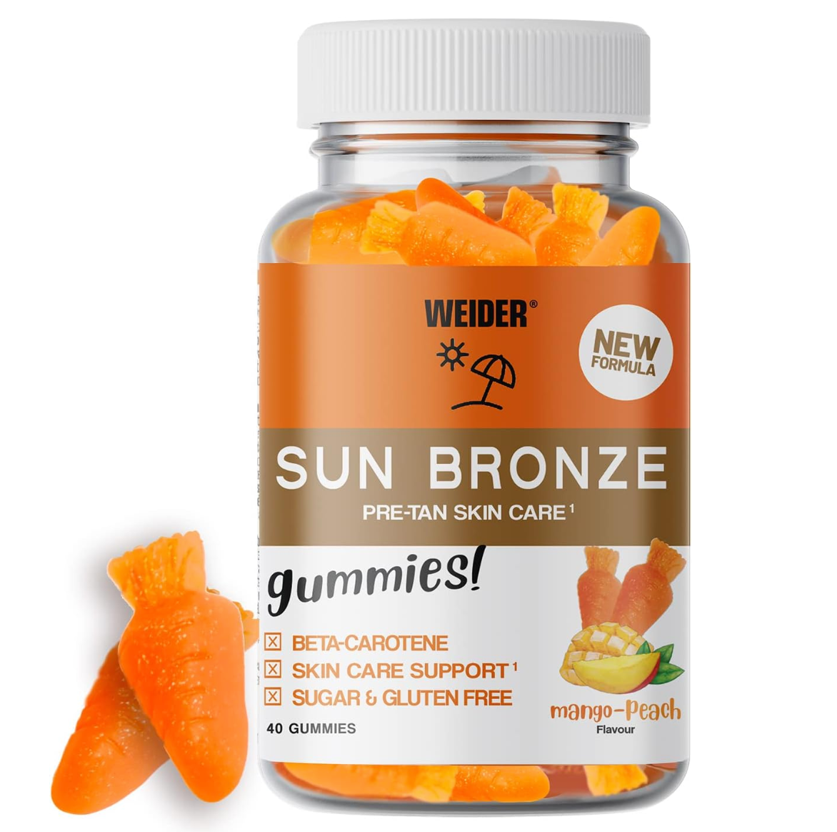 WEIDER SUN BRONZE -40 GUMMIES