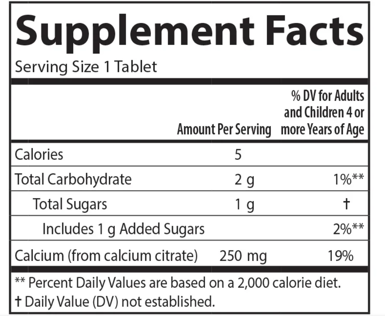 Carlson labs Kid's Chewable calcium 25mg -60 tabs