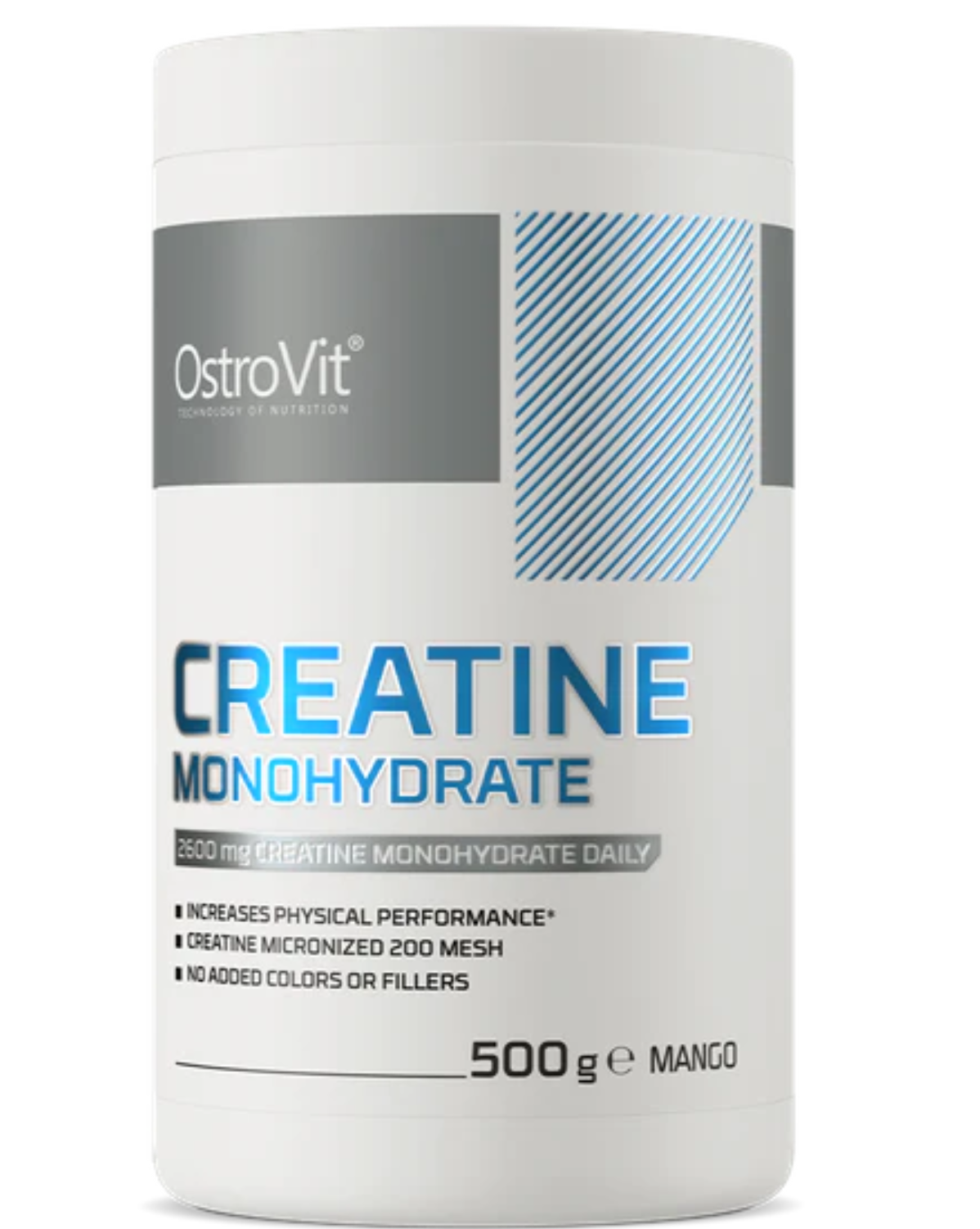 OstroVit Créatine Monohydrate - saveur pomme verte (green Apple )500 g