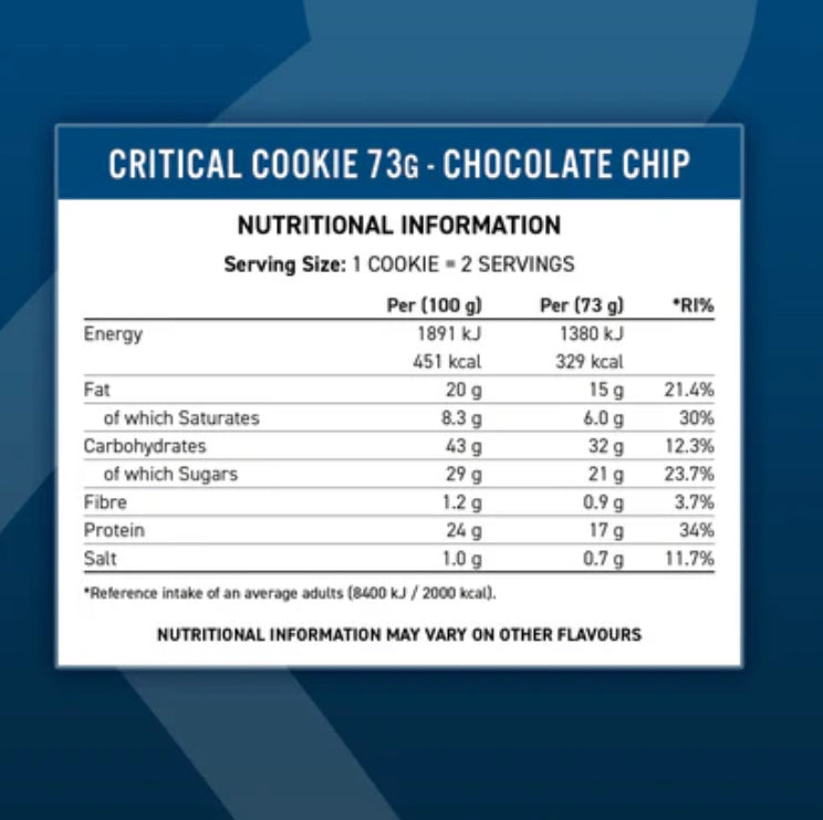 Applied Nutrition Critical Cookie -73g