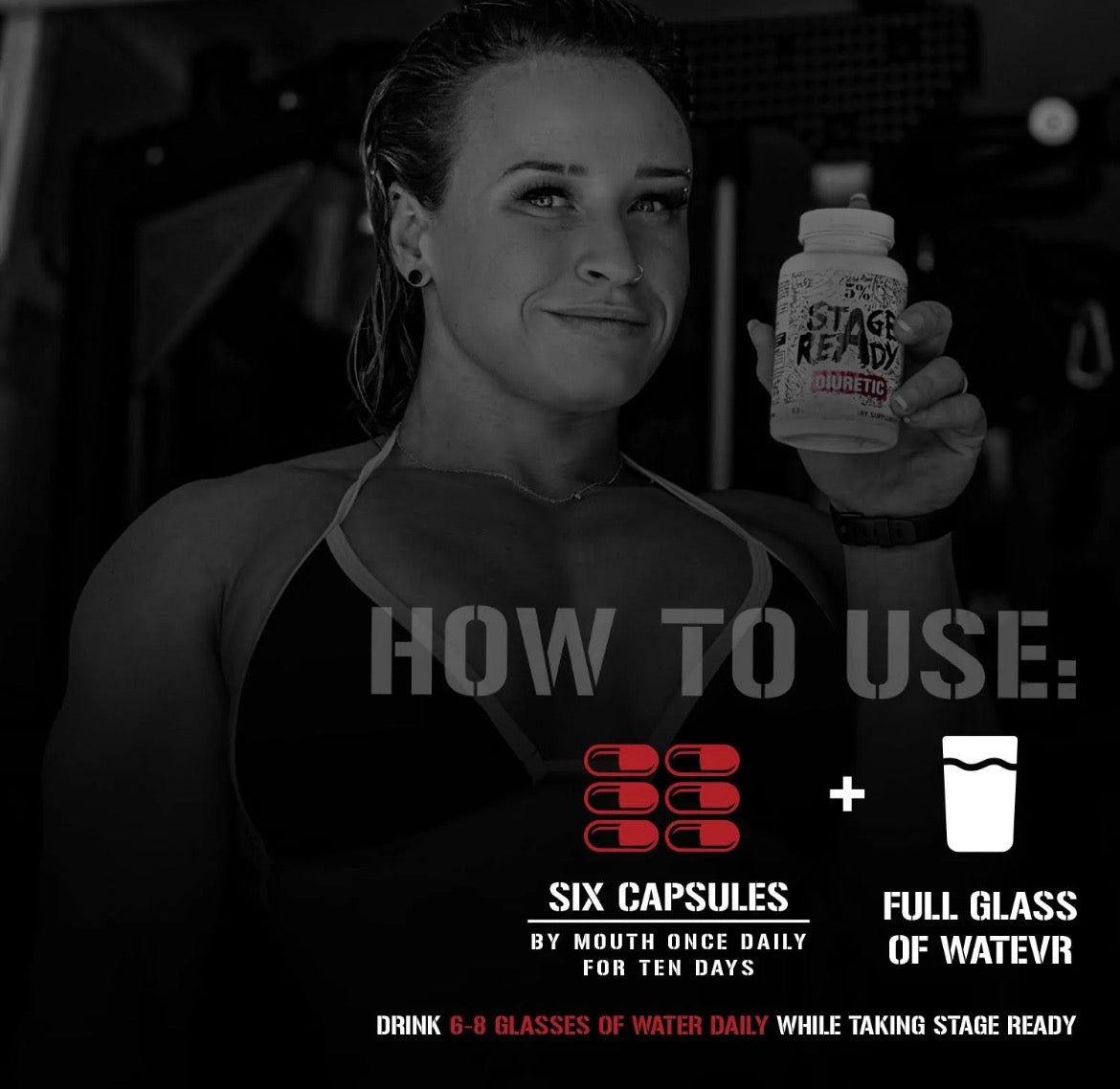 5% Nutrition Rich Piana Stage Ready Diuretic 60 caps