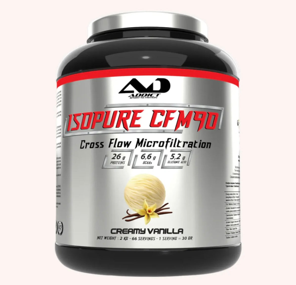 Addict Sport Nutrition Isopure CFM90 -2kg