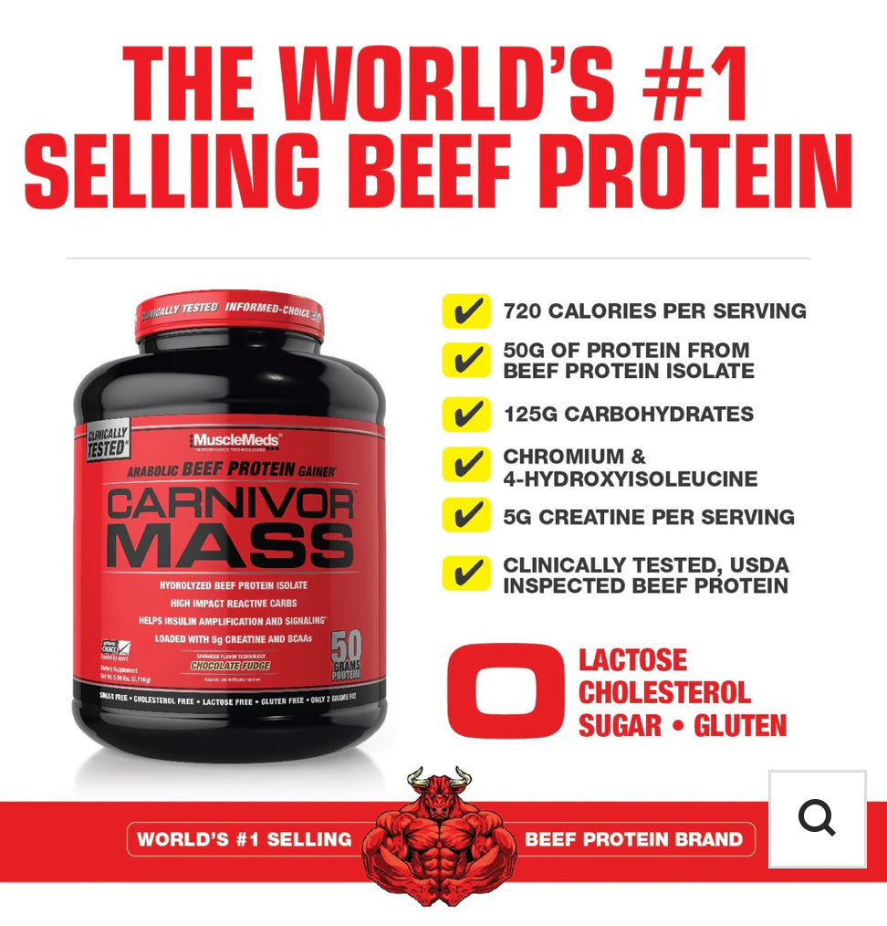 MUSCLEMEDS MASS CARNIVOR 2,6KG
