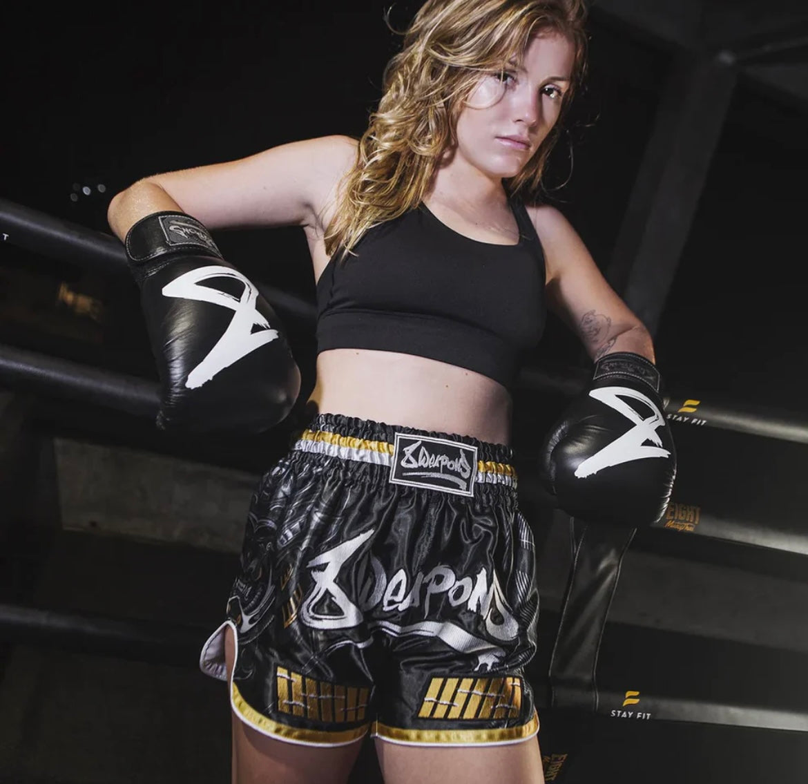 Short De Muay Thai 8 Weapons Samurai 2.0 - Noir