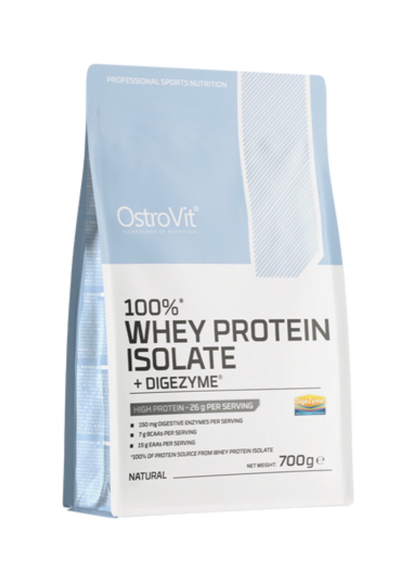 OstroVit 100% Whey protein Iso + Digezyme natural 700g