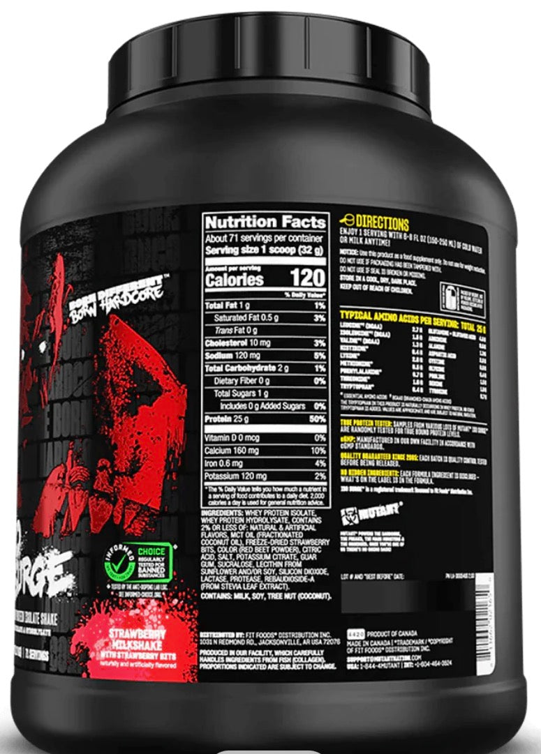 MUTANT®
HARDCORE ISO 2.2kg