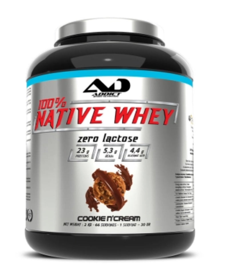 Addict Sport Nutrition Native Whey Zéro Lactose -2kg