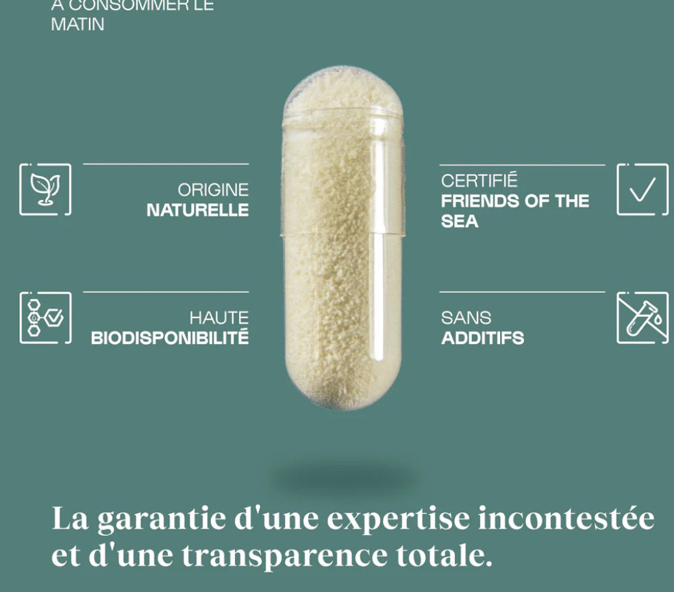 Nutrimuscle Marine Collagen labellisé Naticol pour les tendons et articulations de sportifs -120 gélules