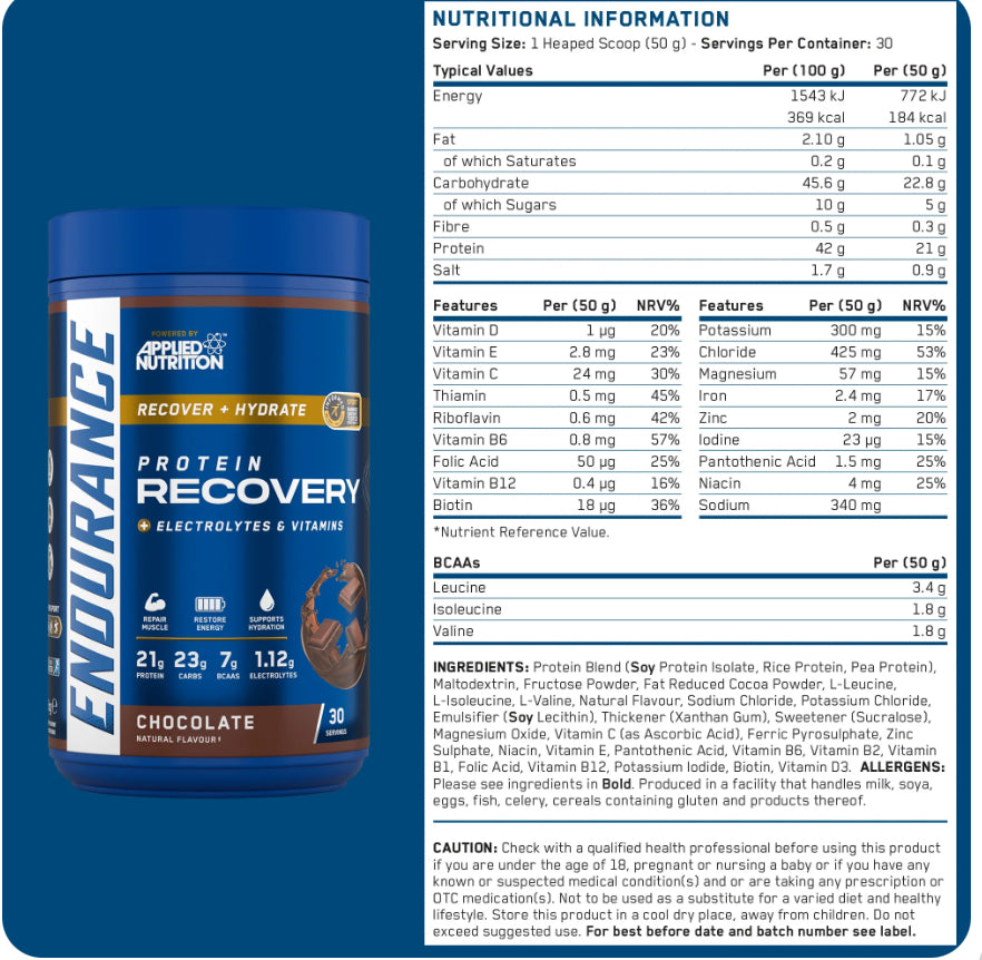 Applied Nutrition Endurance Recovery -1.5kg