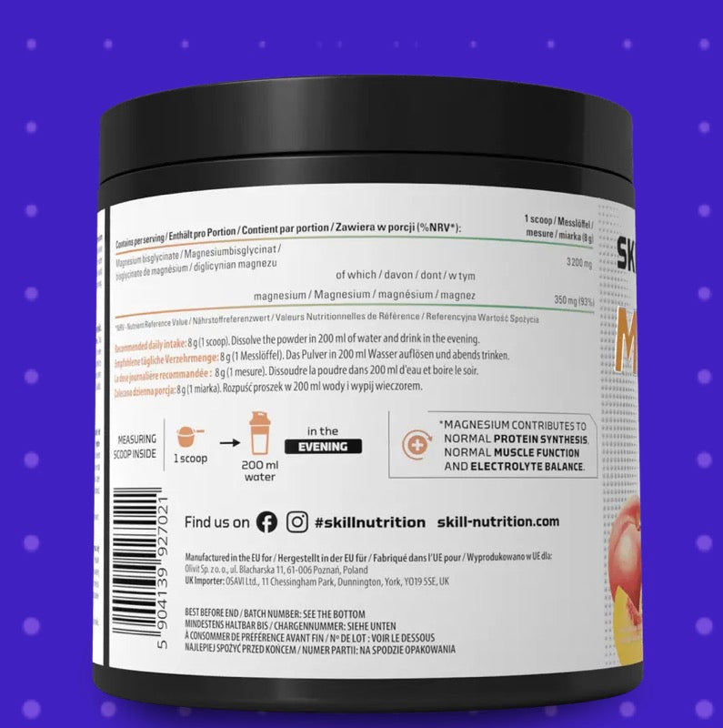 SKILL NUTRITION MAGNESIUM BISGLYCINATE 480G