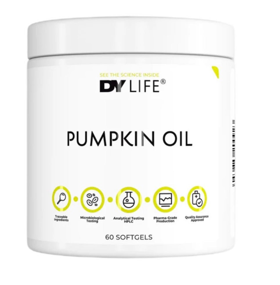 DORIAN YATES DY LIFE Pumpkin oil (huile de citrouille )60 softgels