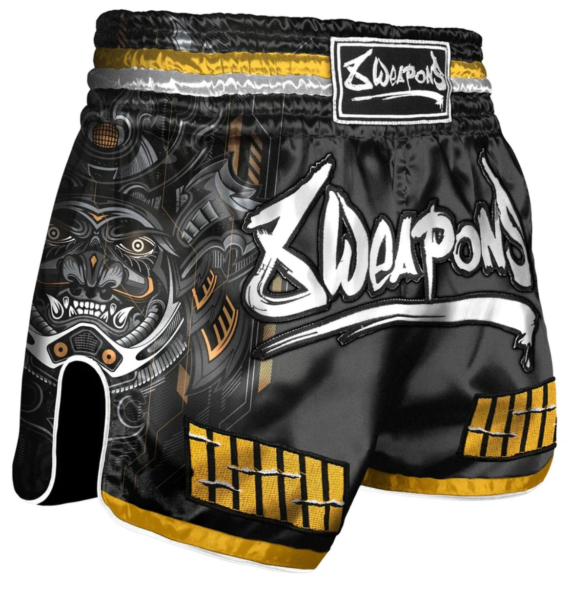 Short De Muay Thai 8 Weapons Samurai 2.0 - Noir