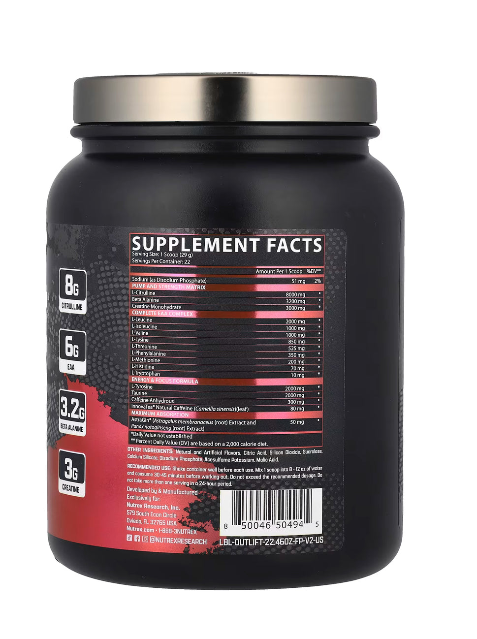 Nutrex OutLift Clinical -636G