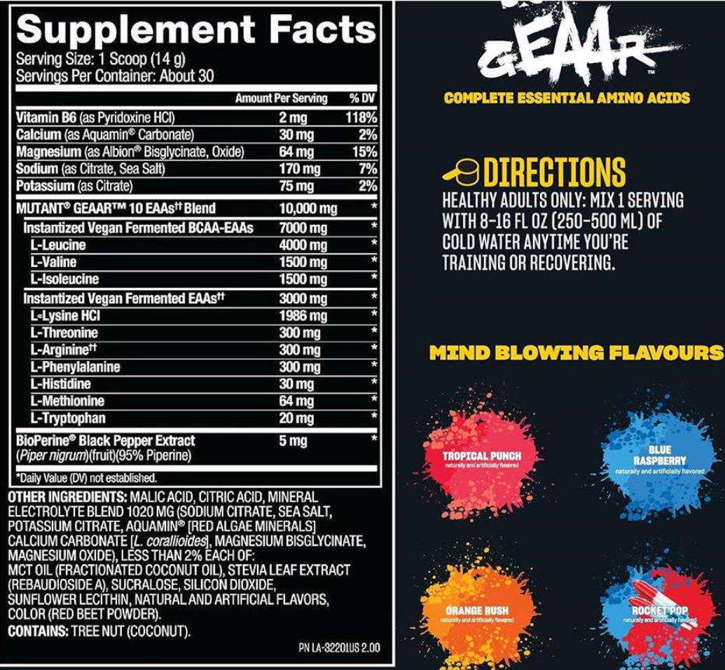 MUTANT® GEAAR -378g