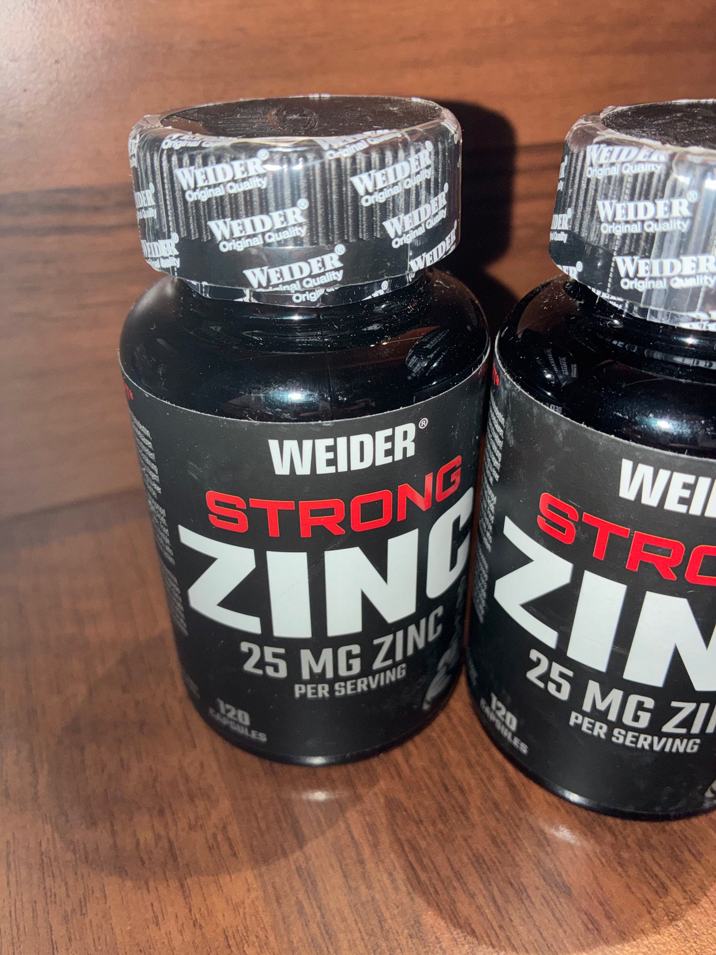WEIDER Strong ZINC 25mg(soutien et défense du systeme immunitaire)- 120 caps