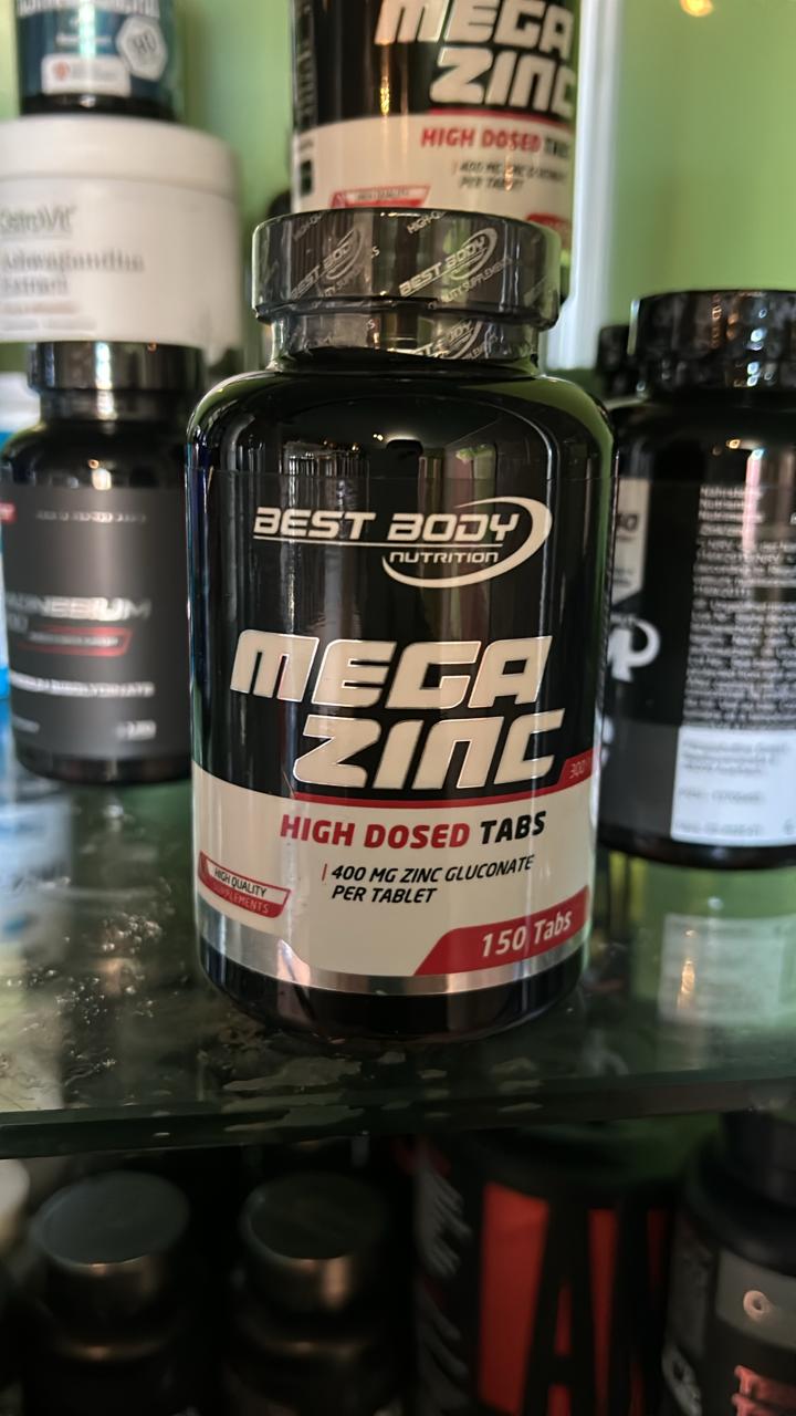 Best body nutrition Mega Zinc 150 comprimés