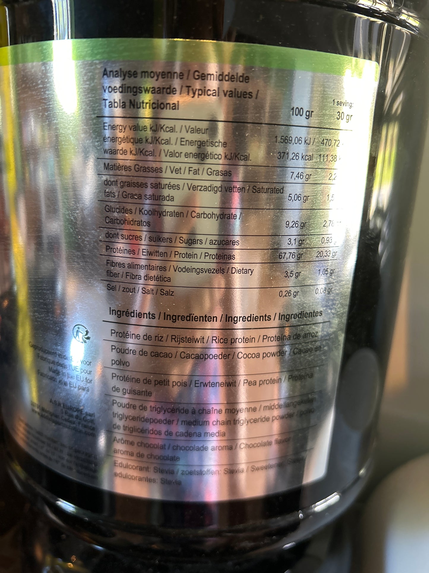 Addict Sport Nutrition Protein Vegan Vegetable Raw Veggie and Greens -2kg