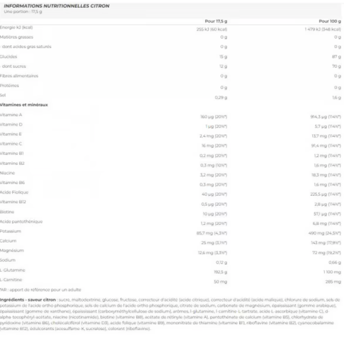 Iso plus + L-carnitine 700g