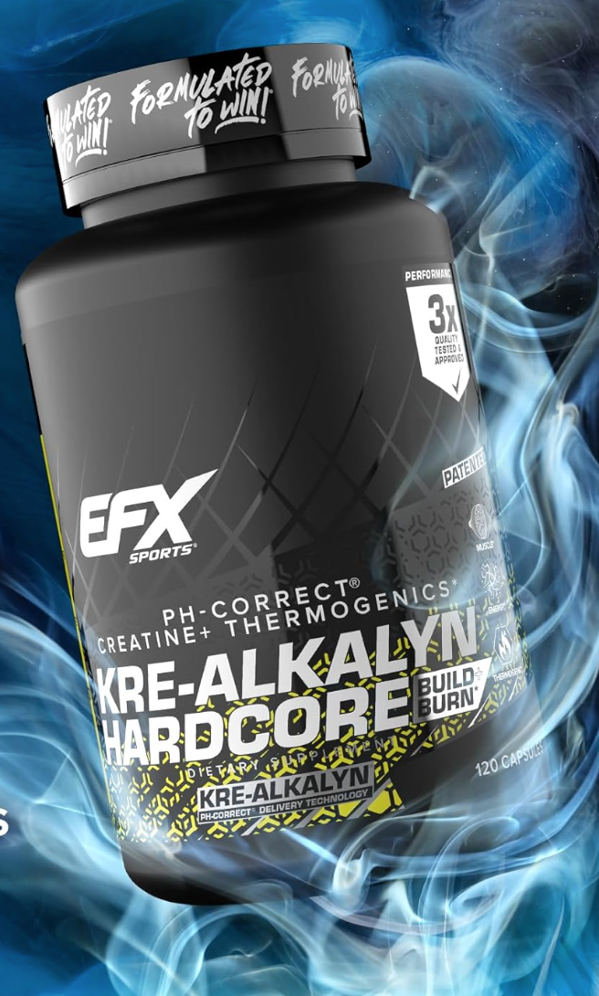 EFX Sports Kre-Alkalyn hardcore- 120 caps