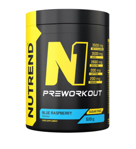 Nutrend N1 Pre-Workout -510G (best seller mondial parmi les pré-workout)