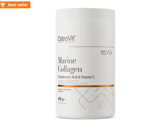 OstroVit Marine collagène & acide hyaluronique & vitamine C -500g