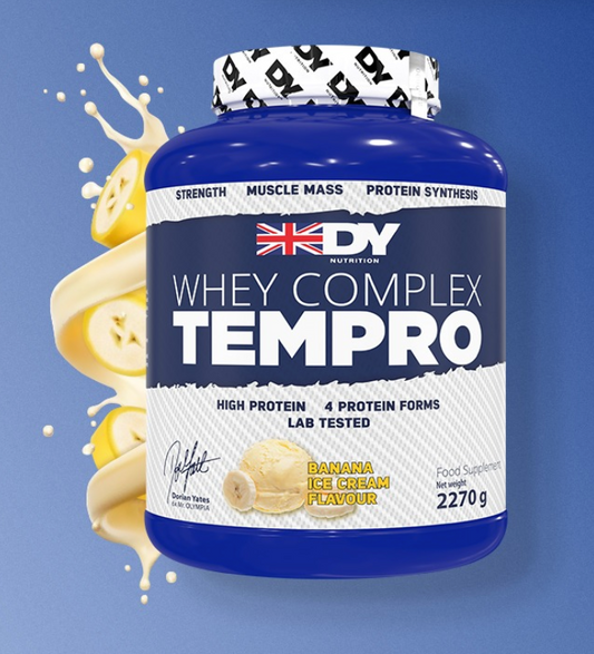 DORIAN YATES Whey Protein Complex Tempro, (construction masse musculaire maigre)- 2.2kg