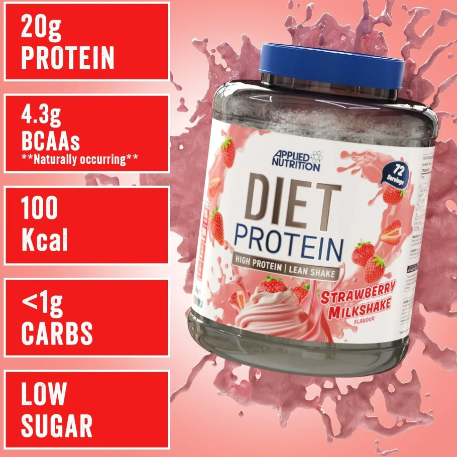 Applied Nutrition Diet Whey -1,8kg (RICHE EN PROTÉINES | FAIBLE EN SUCRES | SHAKE MINCEUR)