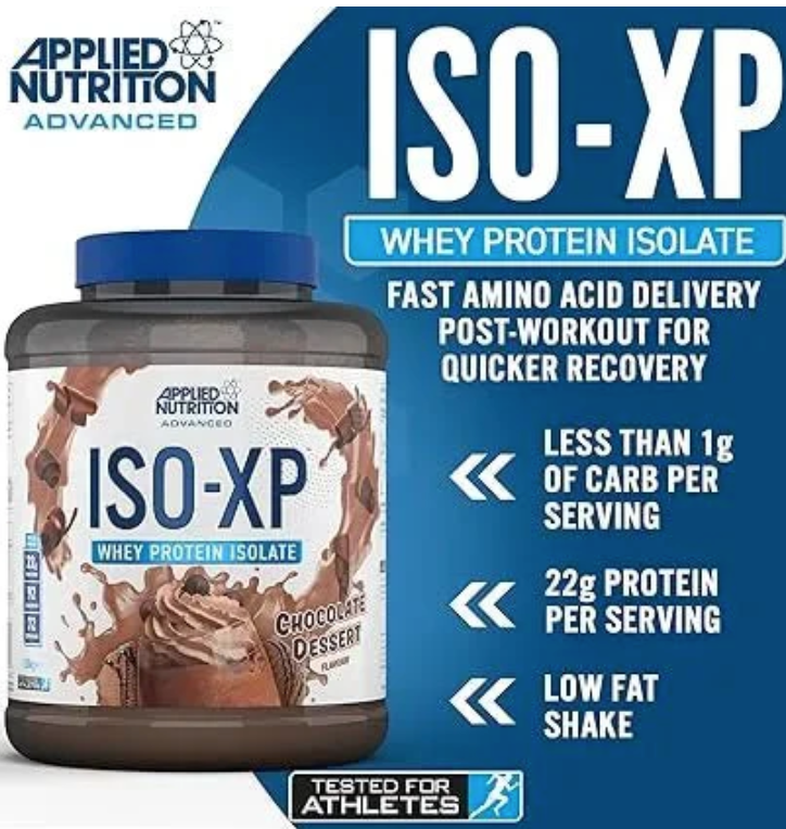 Applied Nutrition ISO-XP WHEY PROTEIN ISOLATE, 1.8kg (LOW SUGAR)