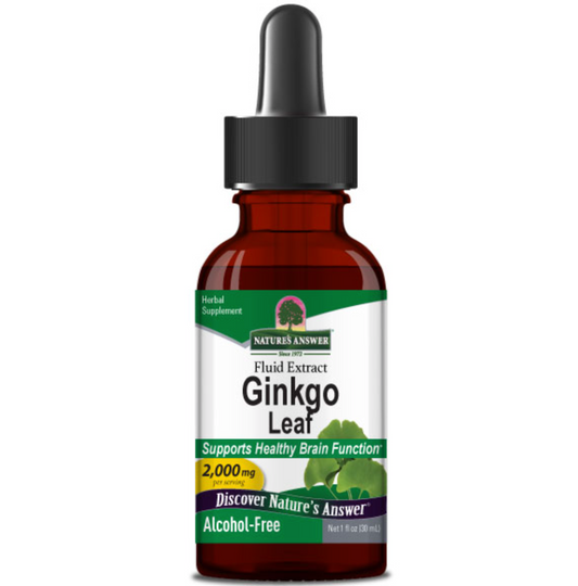 Nature’s answer Ginkgo Biloba Leaf 2000mg -60ml (fonction cognitive)