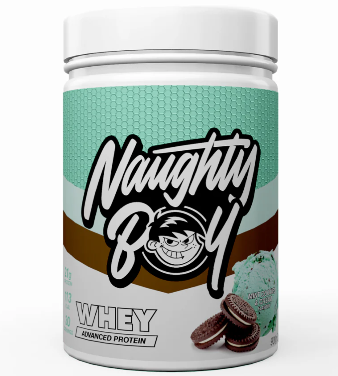 Naughty Boy® Advanced Whey 900 g (low fat, low sugar -faible en matière grasse, faible en sucre))