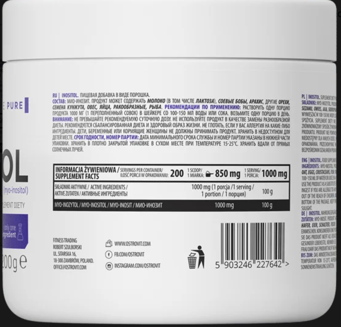 Ostrovit Inositol Supreme Pure-200g