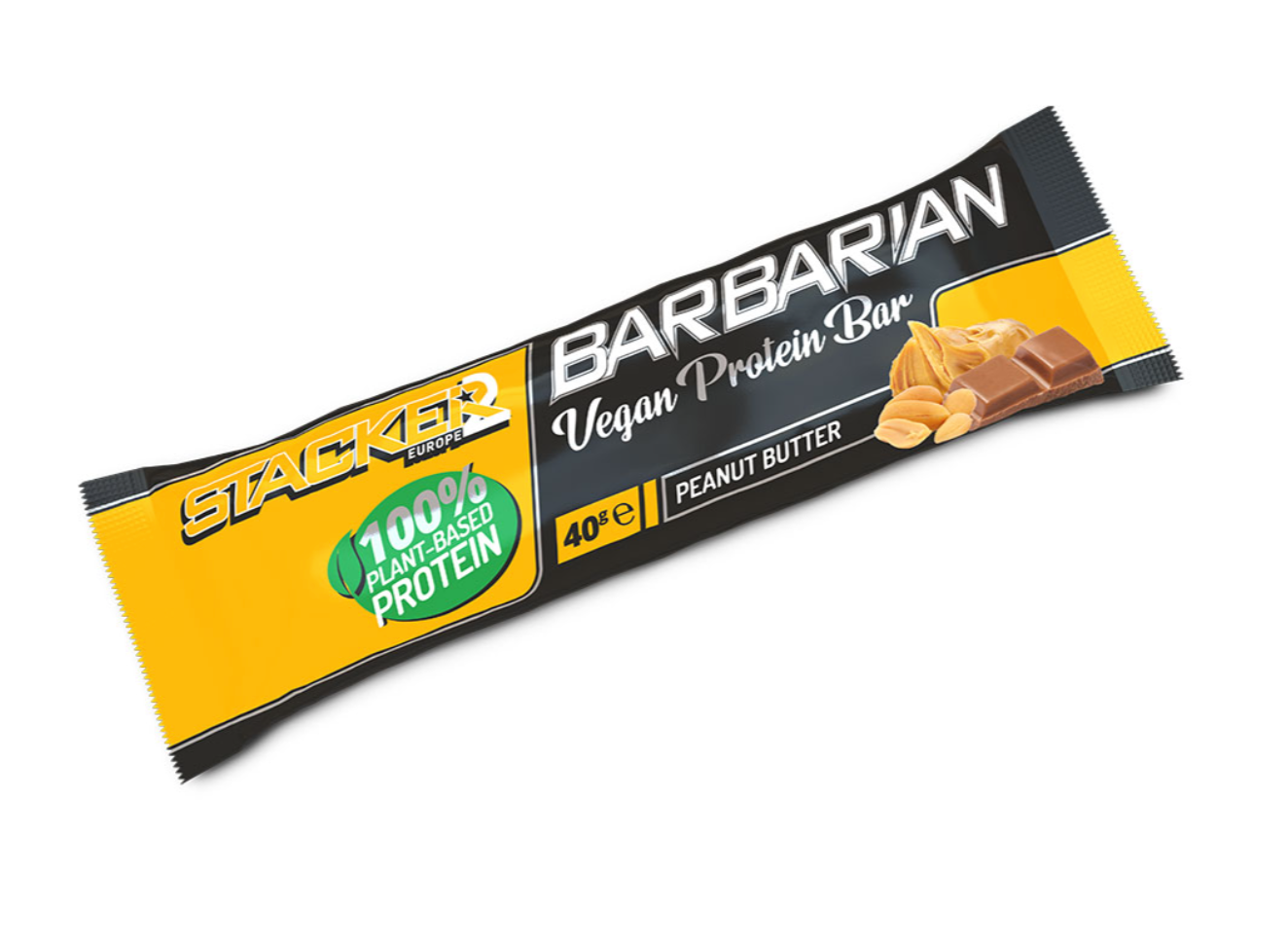 Stacker2 Barbarian barre protéinée 30% vegan sans gluten-40g