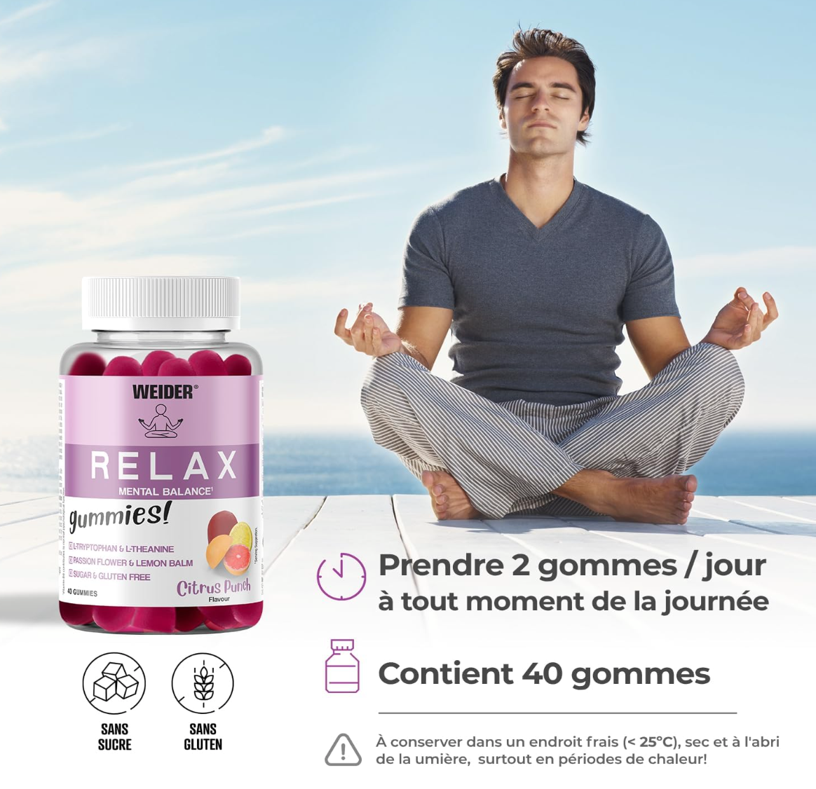 WEIDER RELAX-40 GUMMIES