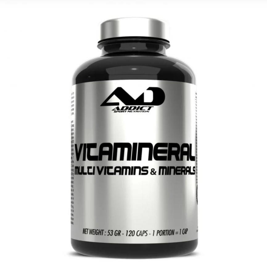 Addict Sport Nutrition VITAMINERAL Multivitamins& Minerals-120CAPS
