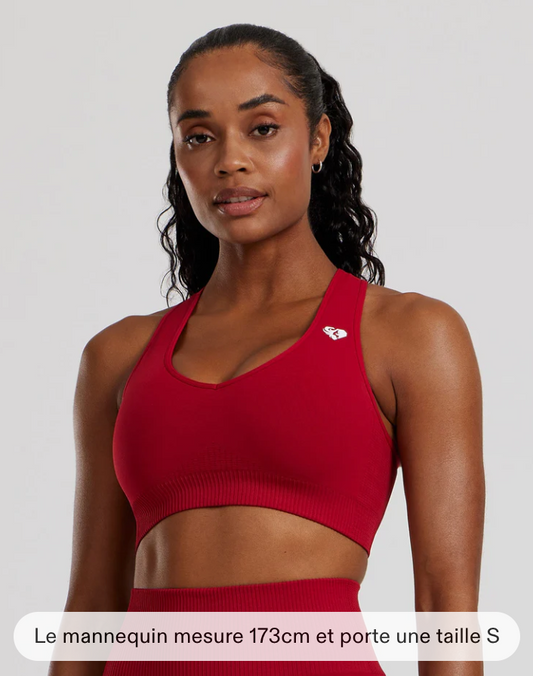 Women's best Brassière Power Seamless Sweetheart Bra -colori red