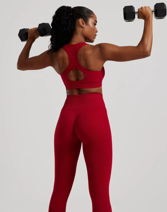 Women's best Brassière Power Seamless Sweetheart Bra -colori red