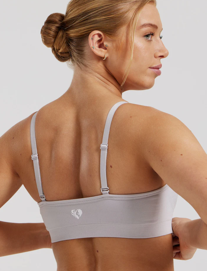 Women's Best Brassière Define 2.0 Seamless Scrunch Bralette- colori Steel Grey