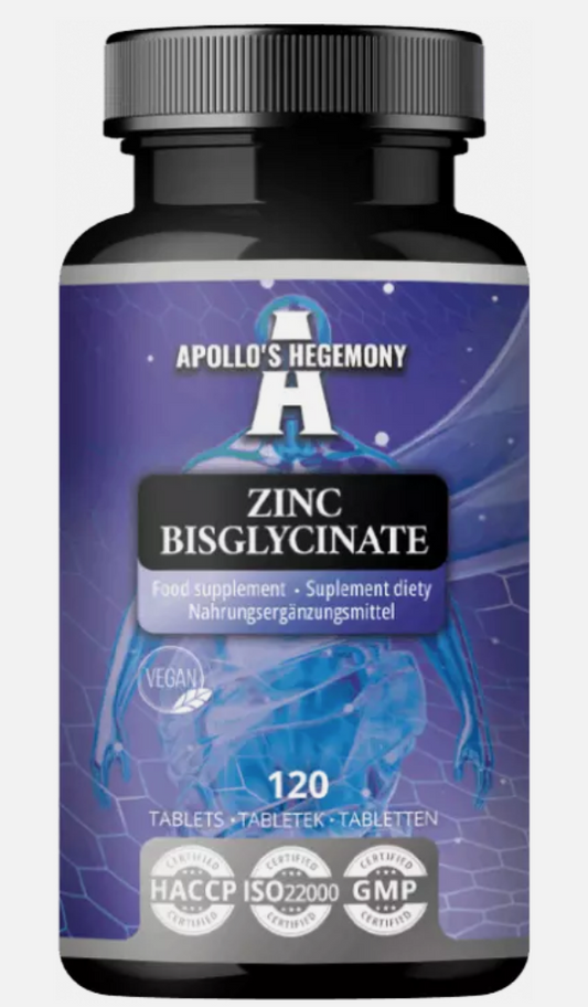Apollo's Hegemony Zinc bisglycinate-120 tabs