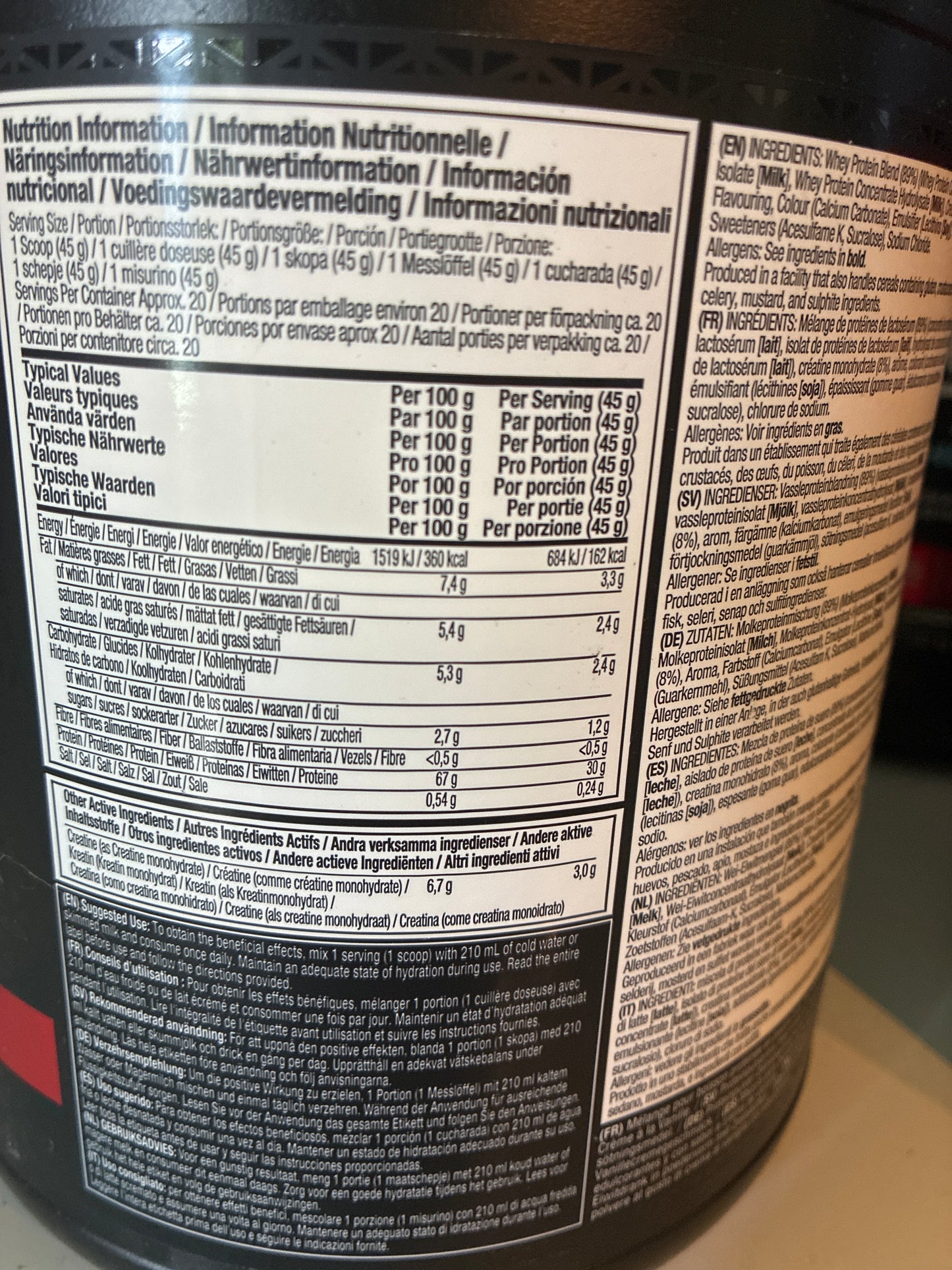 Muscletech Nitro tech 900g